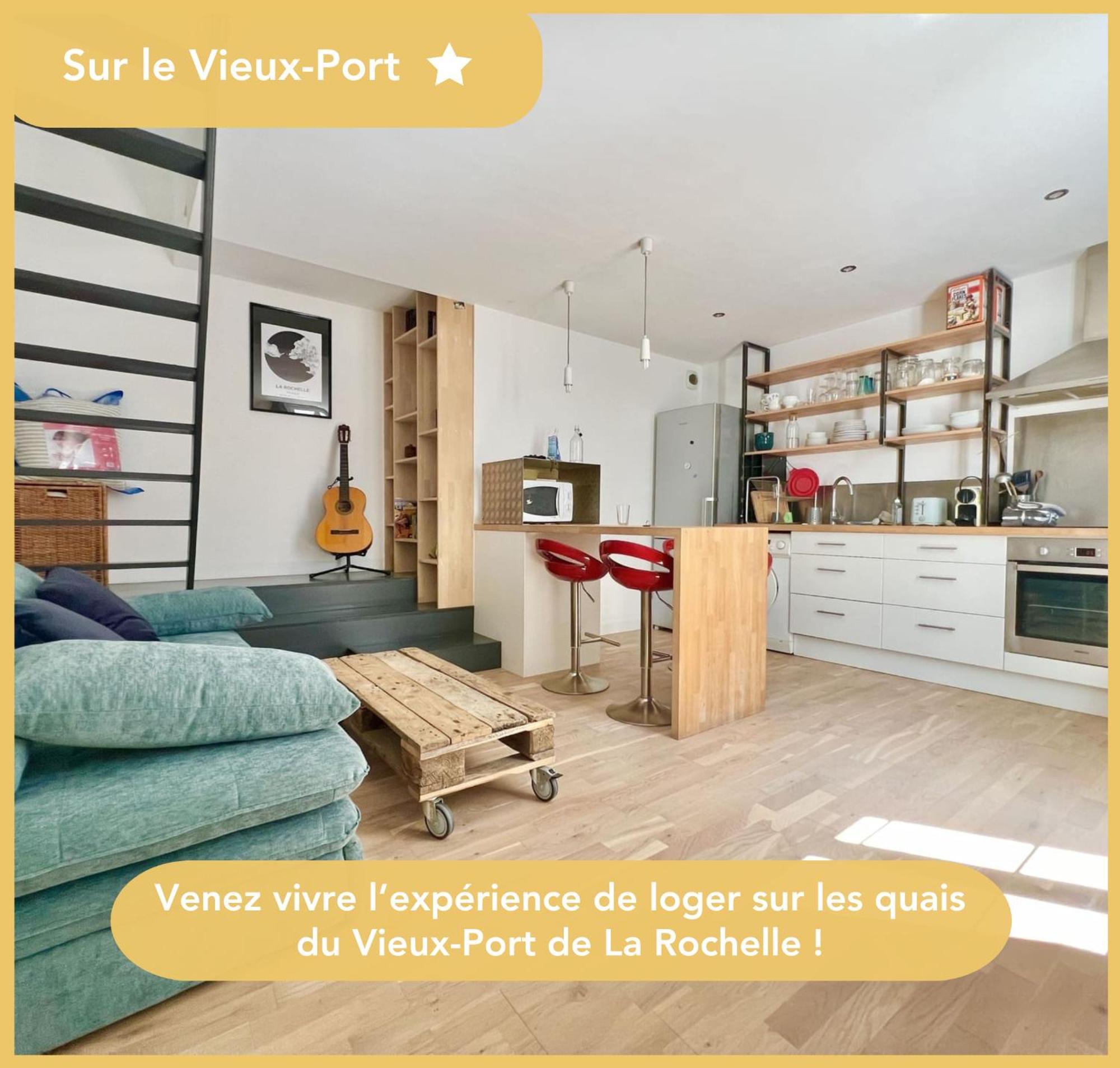 Appartement Sur Le Port - Duplex Cosy & Moderne Face Au Port - Wifi Gratuite - Parfaitement Equipe La Rochelle  Extérieur photo